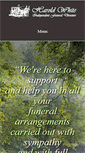 Mobile Screenshot of haroldwhitefuneraldirectors.co.uk